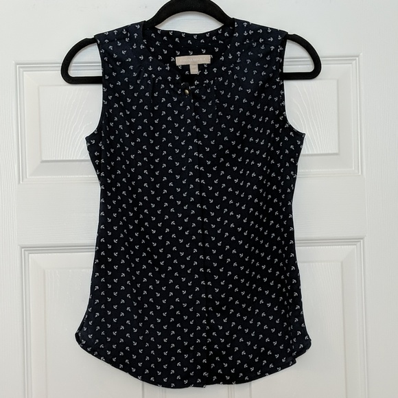 Banana Republic Tops - Banana Republic Sleeveless Anchor Blouse